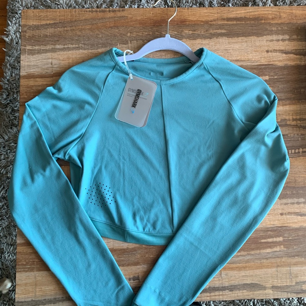 NWT Gymshark X Whitney Simmons Sage Crop top